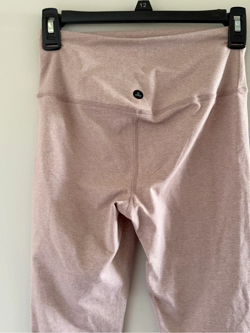 Prana Leggings Womens Small Pink Heather High Rise Yoga Athletic Workout Pants